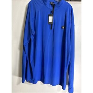 Sunday Swagger XXL Lightweight Men's 1/4 Zip Basic Cobalt Golf!